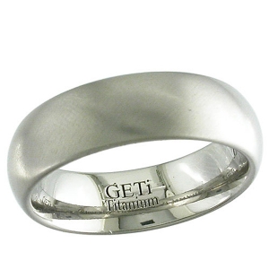 Plain Titanium Wedding Ring (2204)